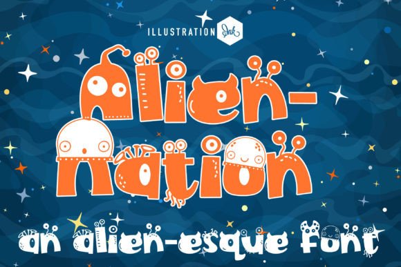 Alien-Nation: A Quirky Font for Creative Projects
