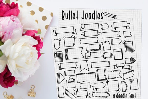 Bullet Joodles: A Doodle Font for Creative Branding