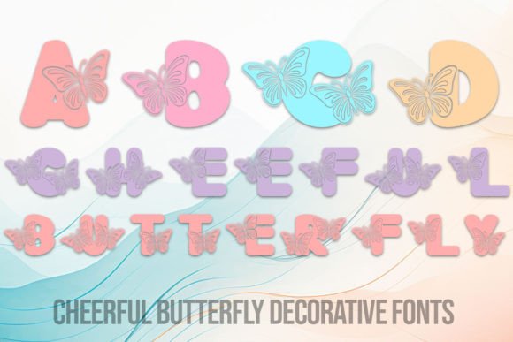 Cheerful Butterfly Font for Business