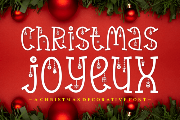 Christmas Joyeux Font Review