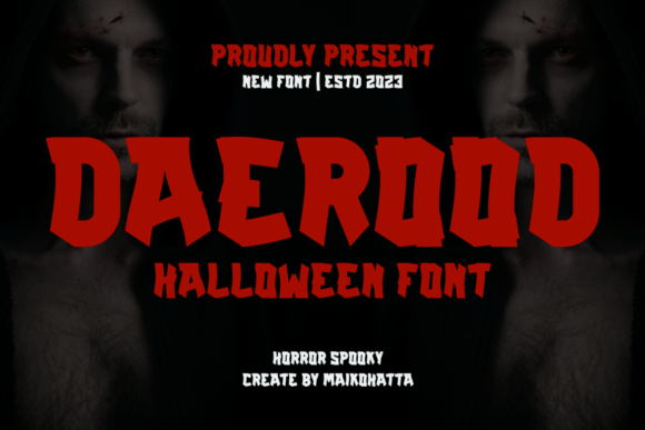 Daerood: A Spooky Font for Halloween Campaigns