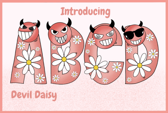 Devil Daisy Font: Quirky Design for Creative Projects
