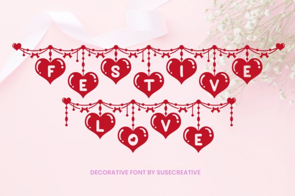 Festive Love Font for Web Design
