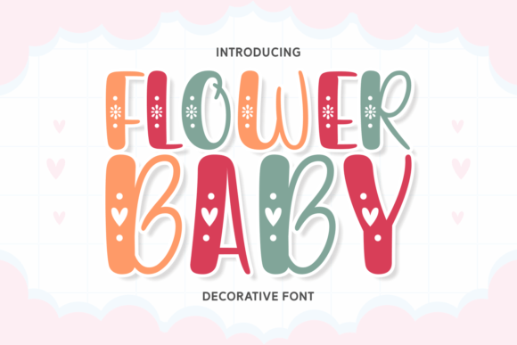 Flower Baby Font for Business