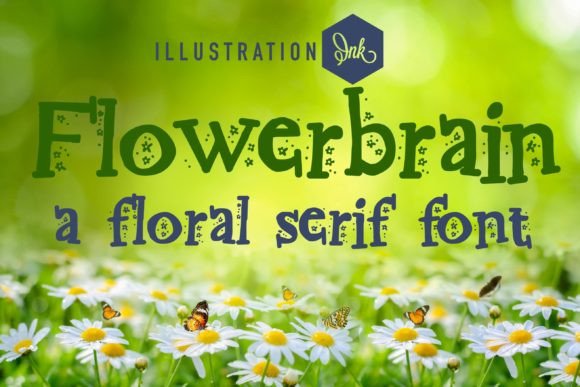 Flowerbrain: A Delightful Display Font