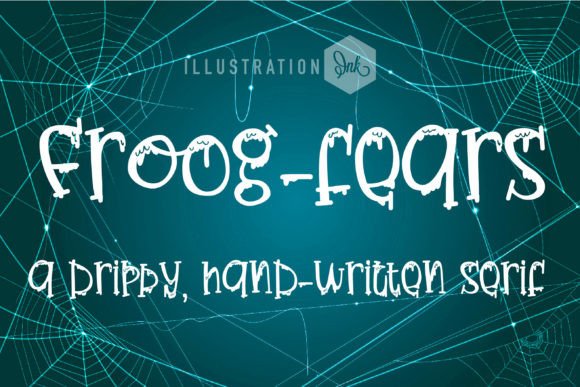 Froog-fears Font for Spooky Crafts