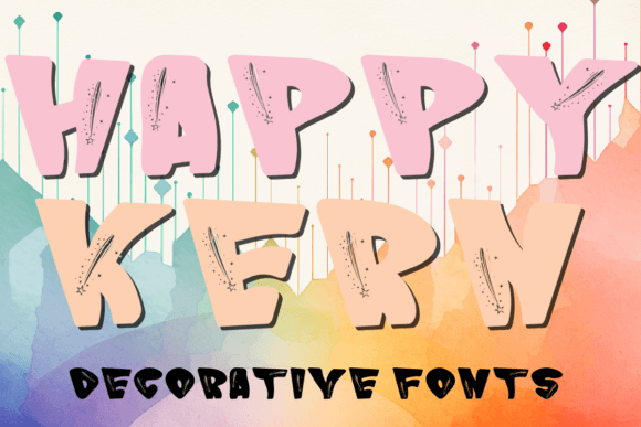 Happy Kern: A Whimsical Font for Creative Projects