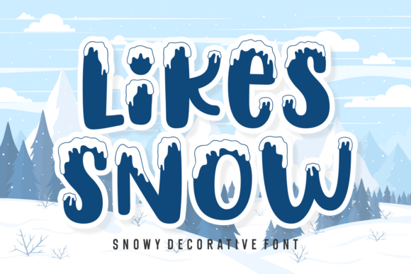 Likes Snow Font for Business