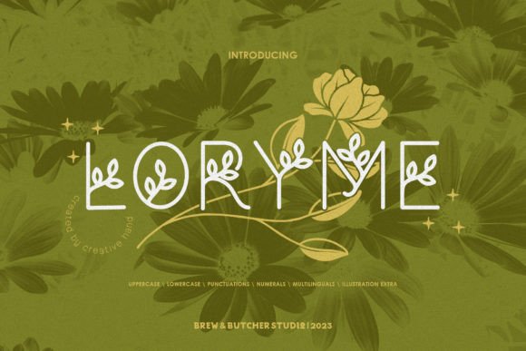 Loryme: A Bold Font for Creative Campaigns