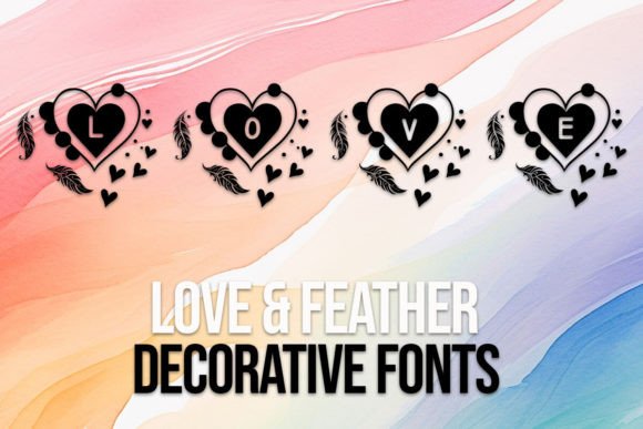 Love Feather Font for Business