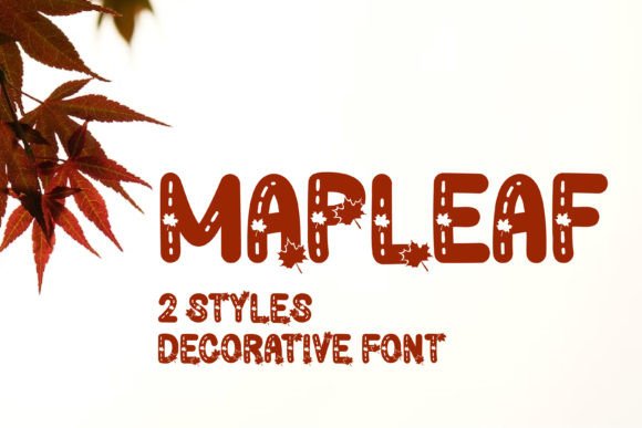 Mapleaf: A Bold Typographic Statement
