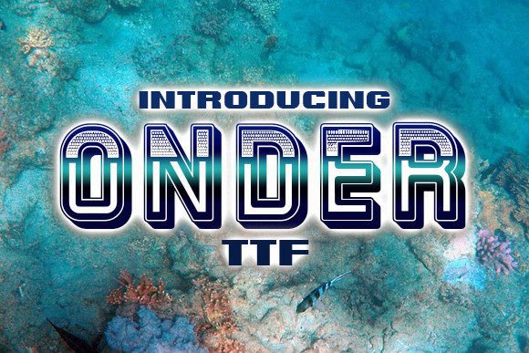 Onder: A Textured Typeface for Creative Campaigns
