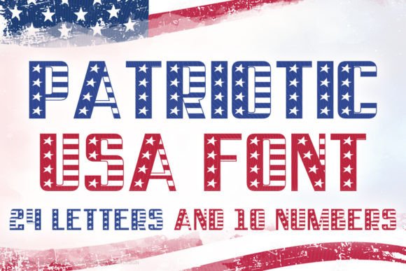 Patriotic Usa Font for Web Design