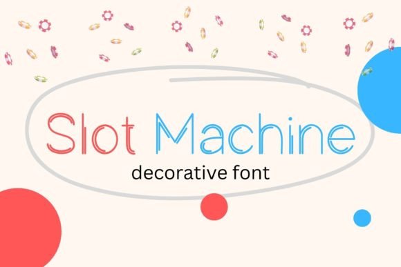 Slot Machine Font for Editorial Design