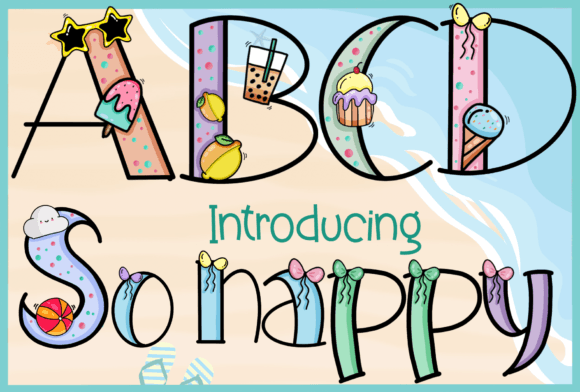 So Happy: A Joyful Font for Creative Projects
