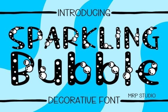 Sparkling Bubble: A Font That Shines