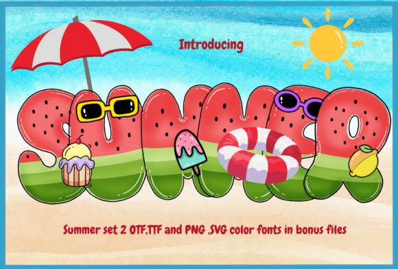 Summer Set Font for Web Design