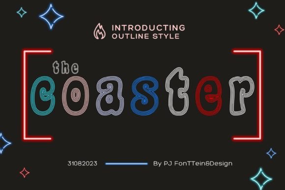 The Coaster: A Bold Decorative Font for Creative Branding