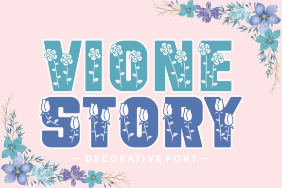 Vione Story: A Bold, Decorative Typeface